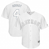 Astros 4 George Springer Horhay White 2019 Players' Weekend Player Jersey Dzhi,baseball caps,new era cap wholesale,wholesale hats